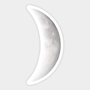 Waxing Crescent Moon Sticker